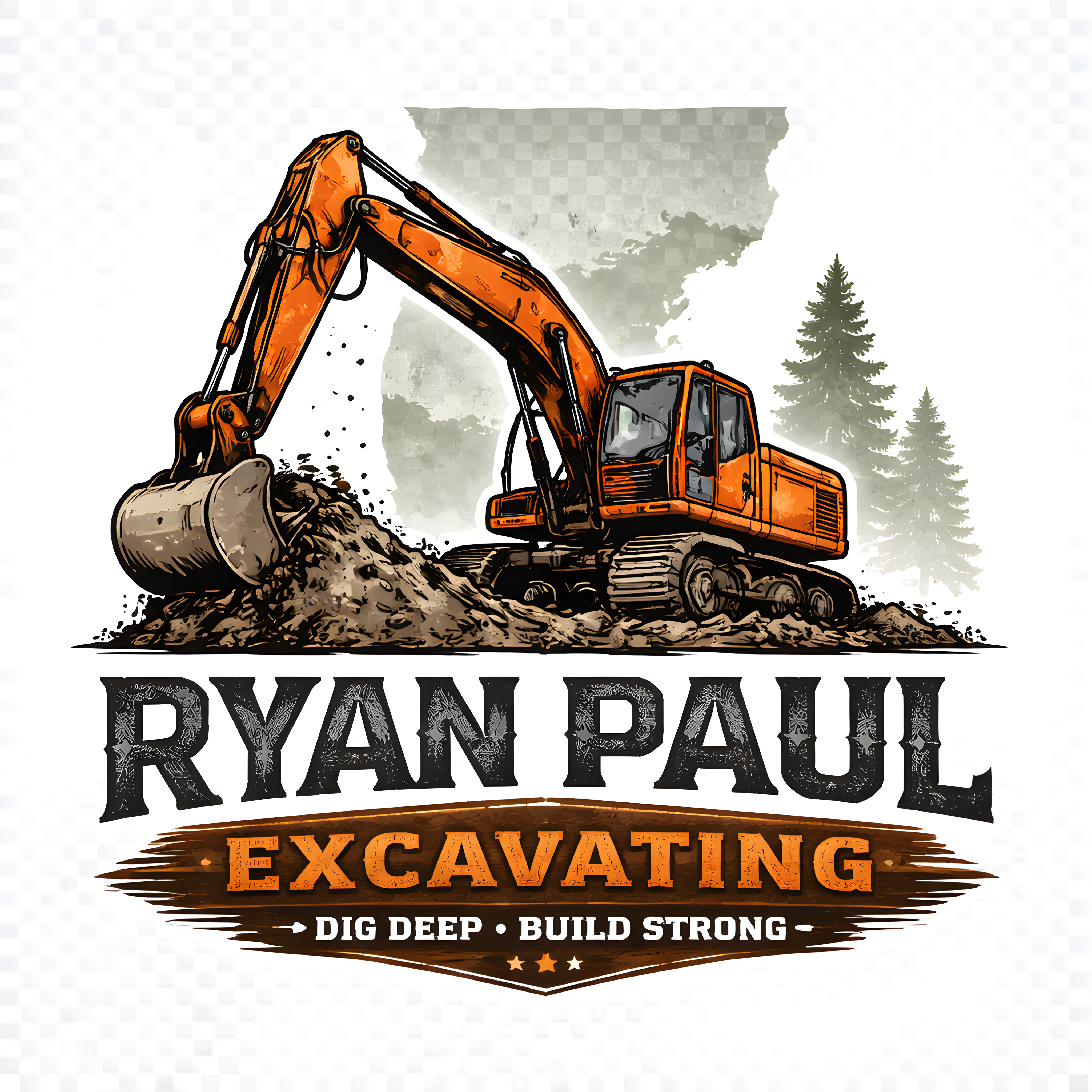 Ryan Paul Excavating logo